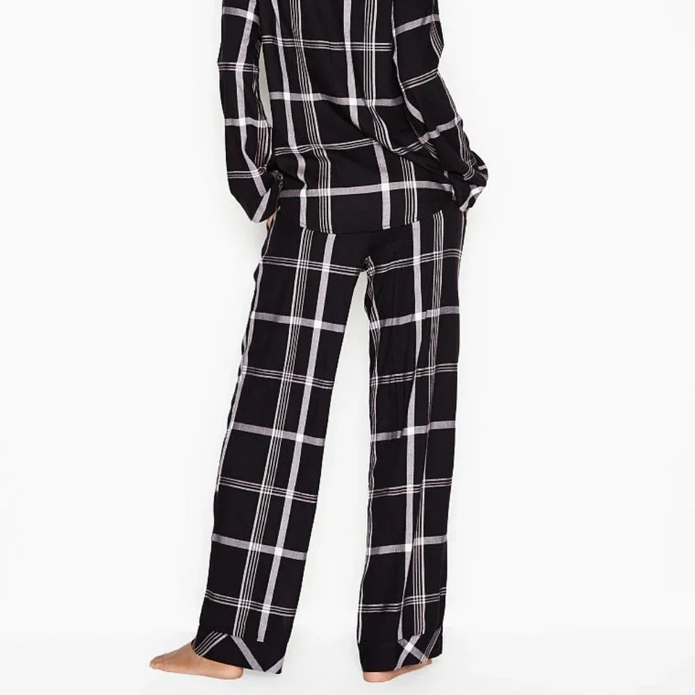 Victoria's Secret - Cotton Flannel Pajama Set - Picture 2 of 3